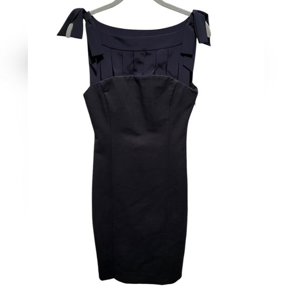 Bird by Juicy Couture bow tie strap black dress - Picture 1 of 7